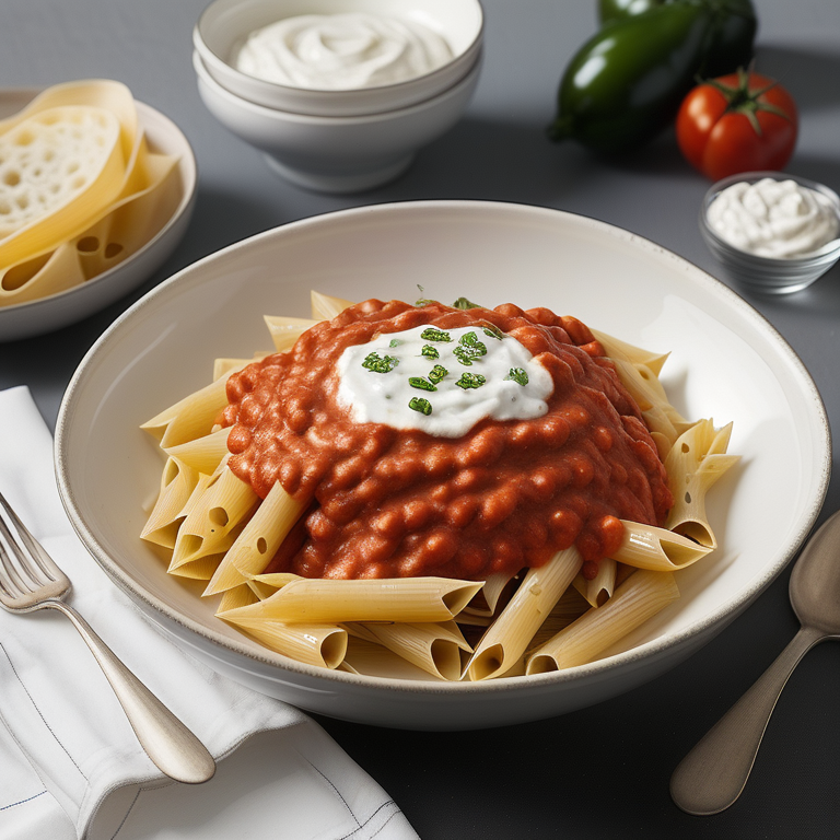 pasta sauce with sour cream