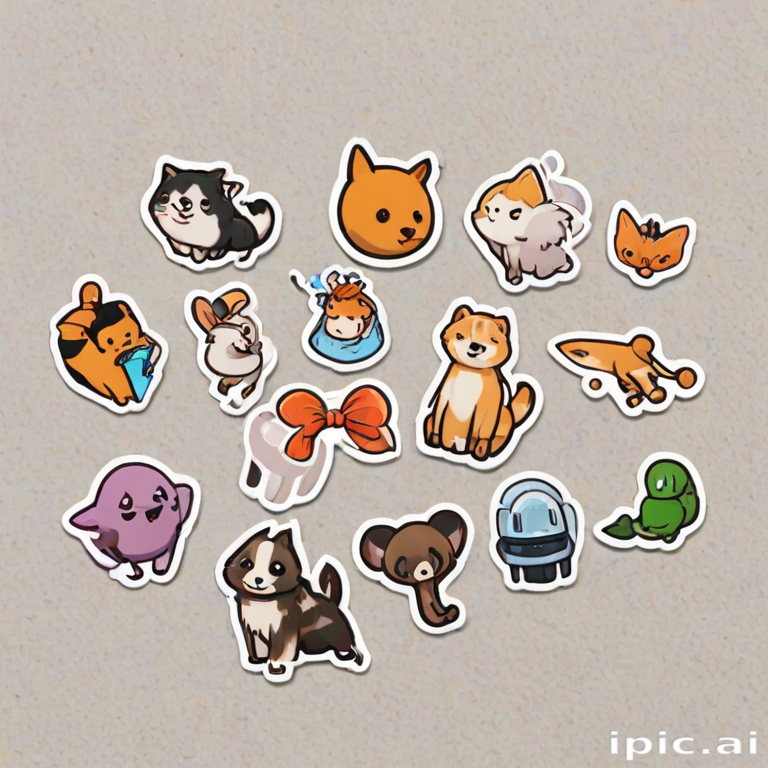 stickers with transparent background