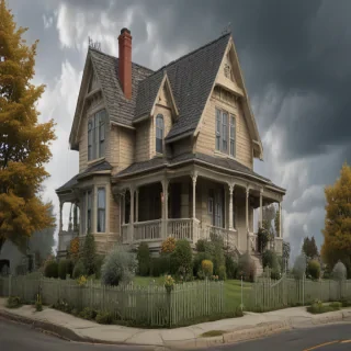 background of a house