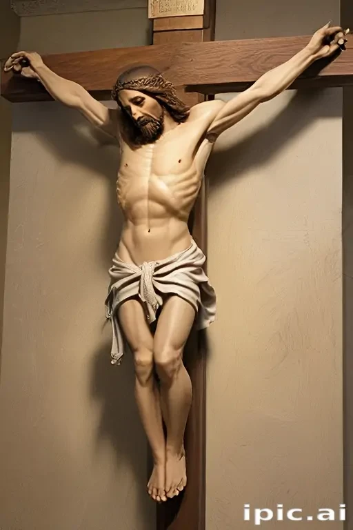 a picture of jesus on the cross