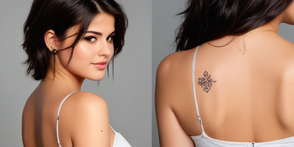 selena gomez arabic tattoo