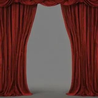 red curtain png