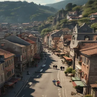 town background