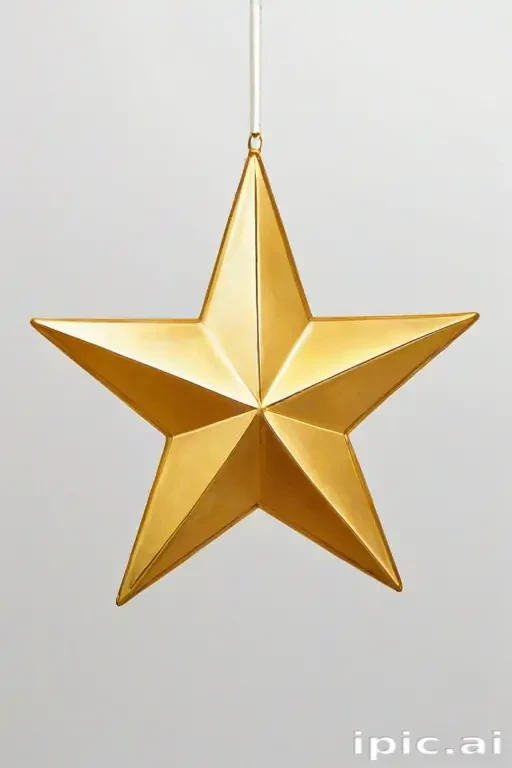 transparent gold star