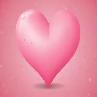 pink heart clipart