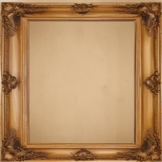wooden picture frame png