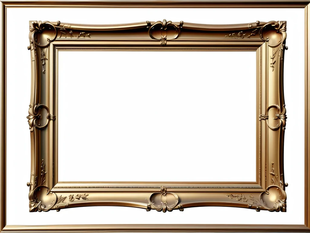 painting frame transparent