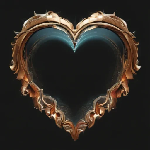 heart border png aesthetic