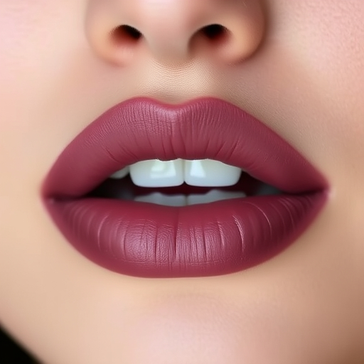 Velvety mauve lips with a soft, diffused edge, effortlessly chic and versatile, suitable for both day and night looks