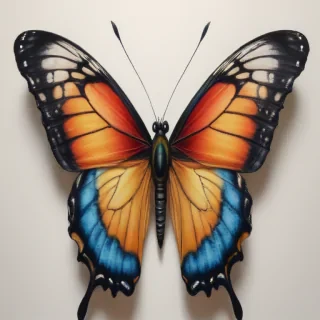 butterfly drawling