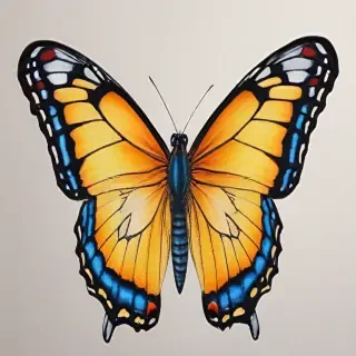 butterfly images to draw