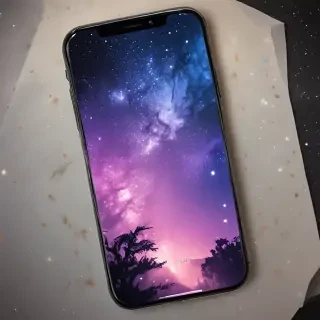 iphone galaxy background