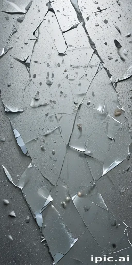 wallpaper broken glass