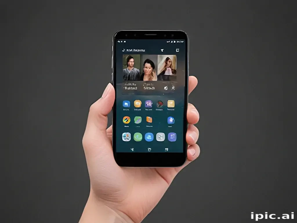 hold phone png