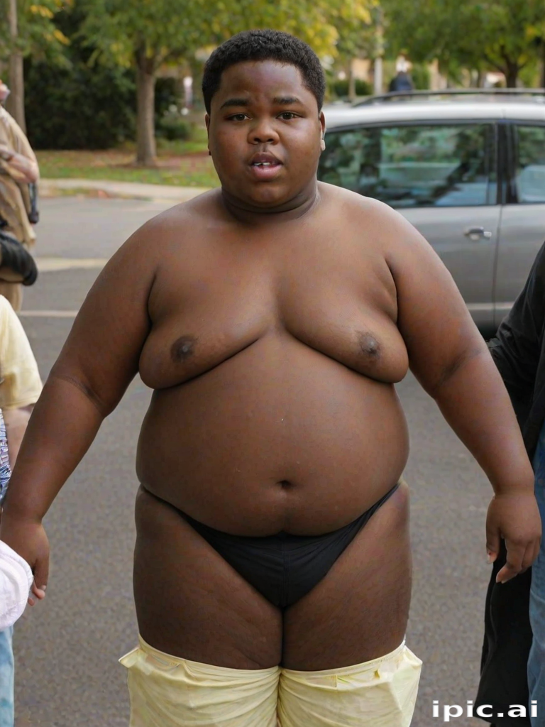 fat black kid