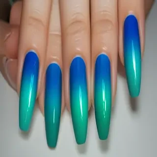 blue green gradient
