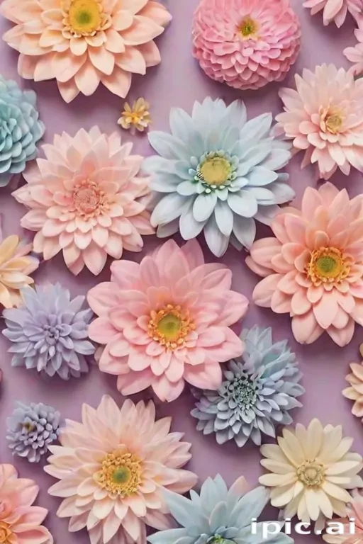 pastel aesthetic flower wallpaper