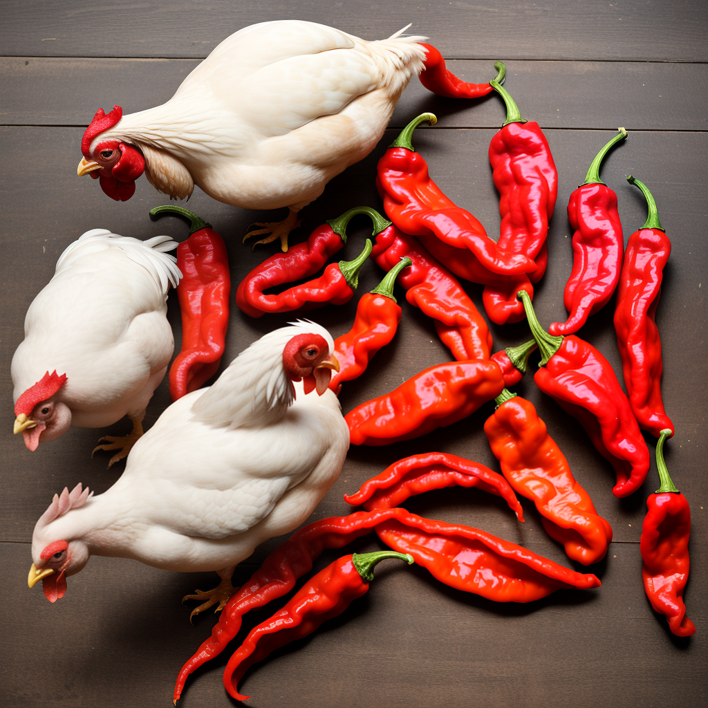 can chickens eat hot peppers