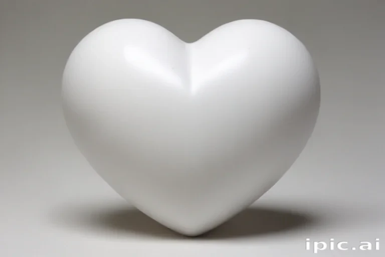 white heart