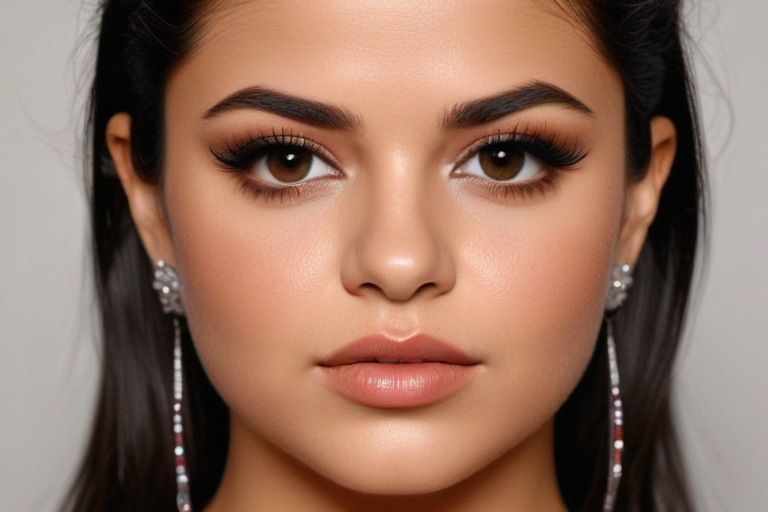 maquillaje de selena gomez