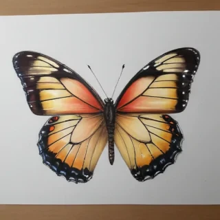 picture of a butterfly drawing