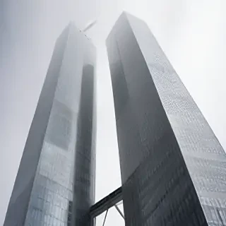 twin towers transparent