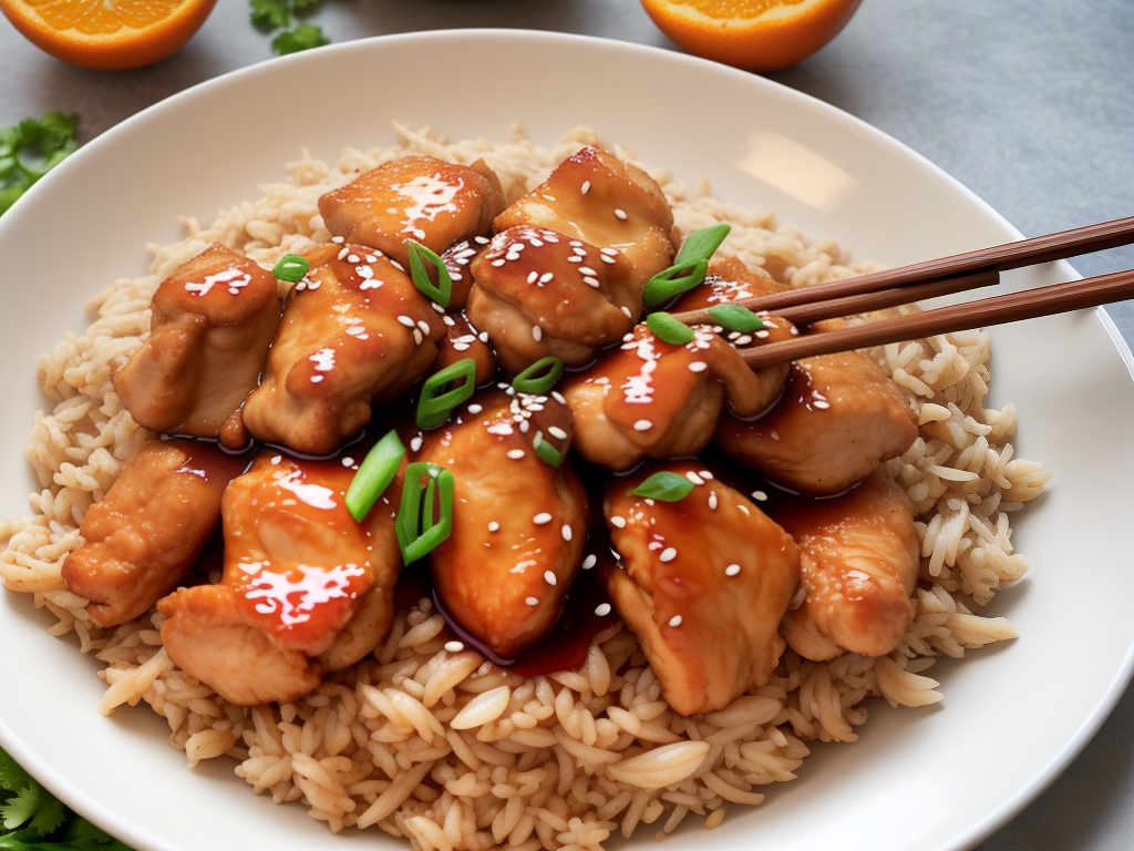air fry trader joes orange chicken