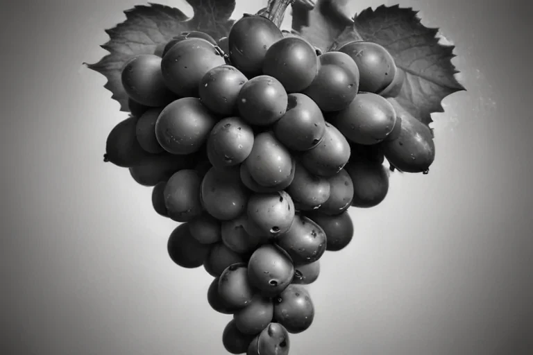 grapes clipart black and white