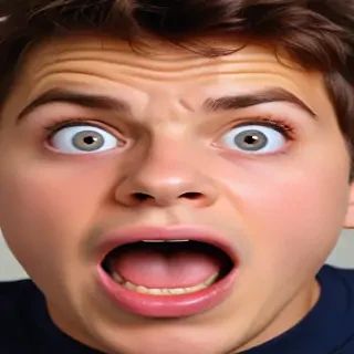 shocked face png