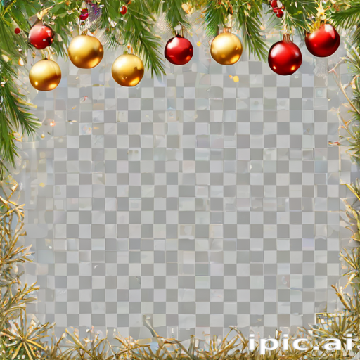 transparent merry christmas