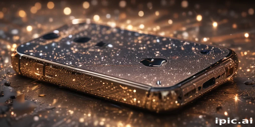 sparkly iphone background