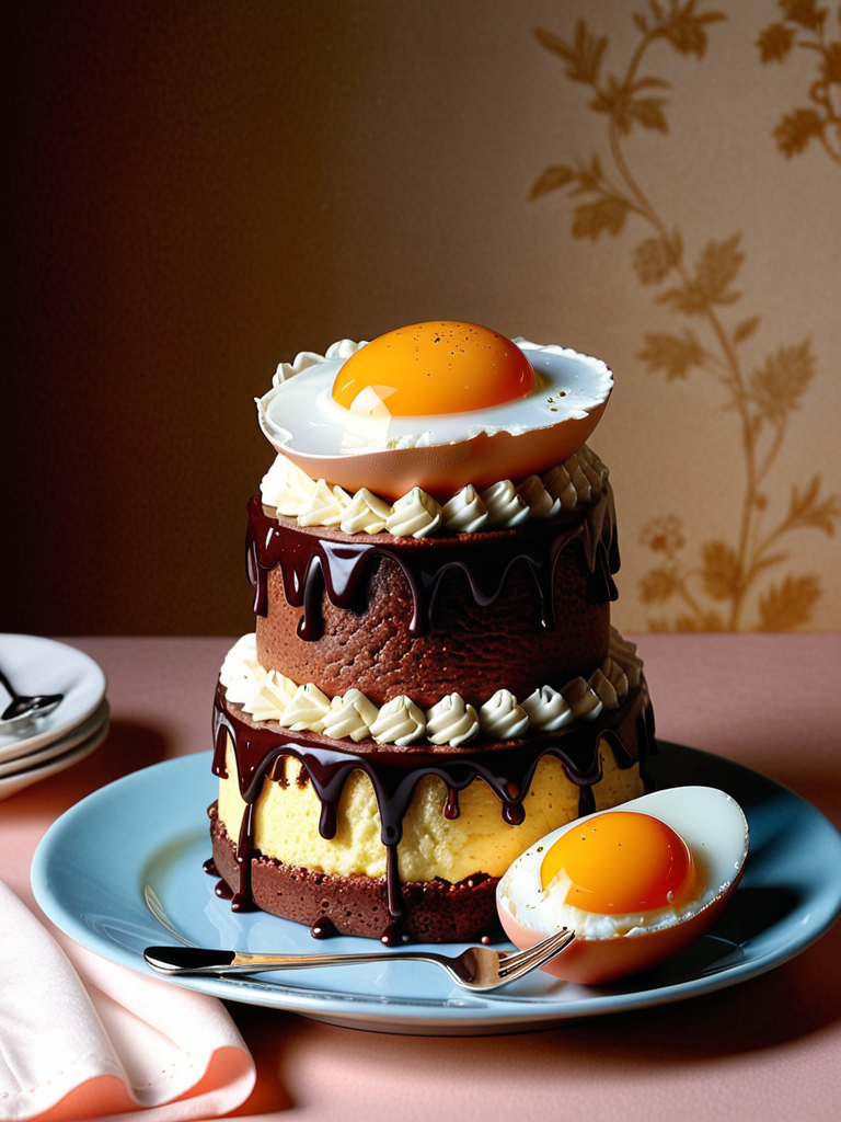 origin of the words cake and egg
