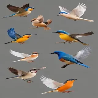 birds transparent background