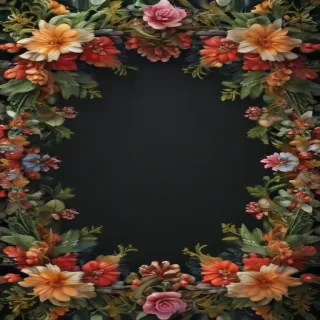 floral frame