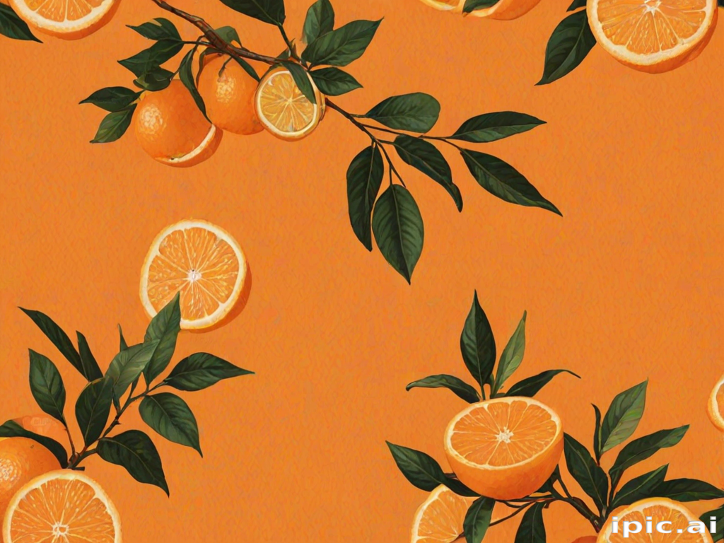 aesthetic orange background