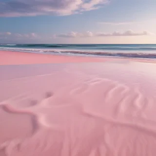 pink beach aesthetic