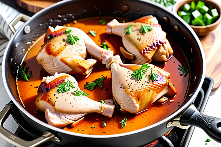 how long to simmer chicken thighs