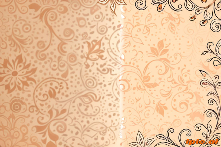 Elegant Floral Pattern Design with Soft Tones and Intricate Details.