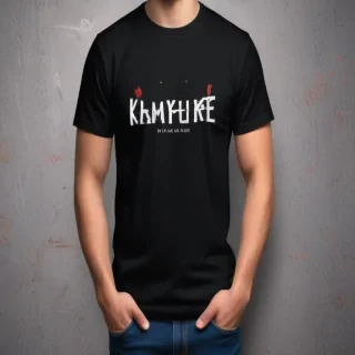 black t shirt mockup free