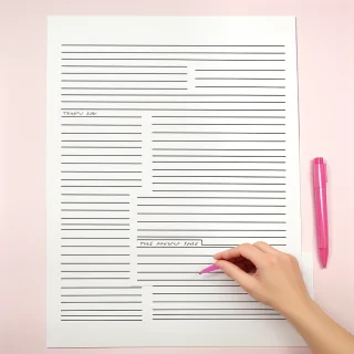 background lined paper