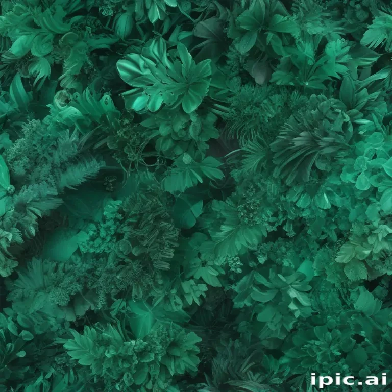 emerald green background