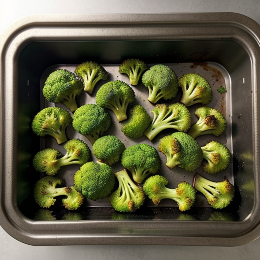 roasted frozen broccoli in oven