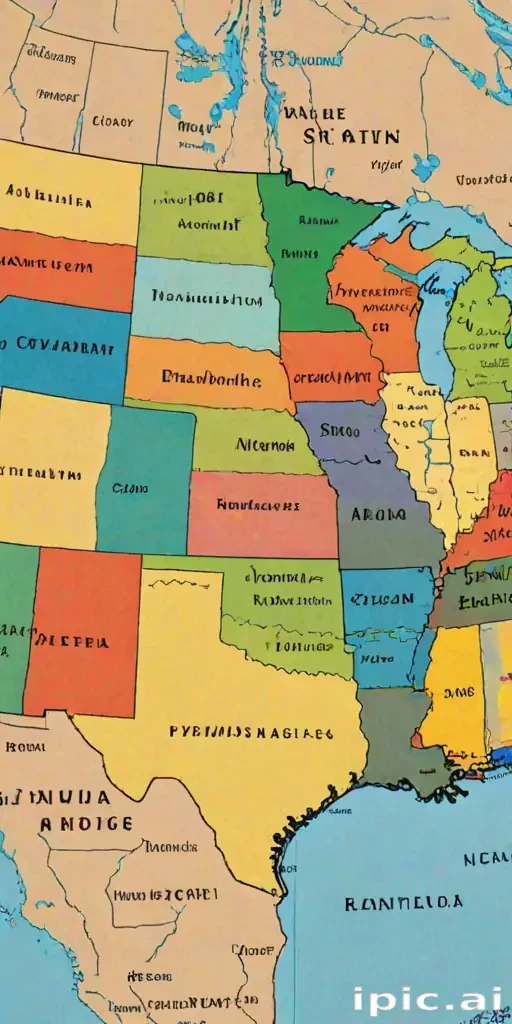 us states on a map