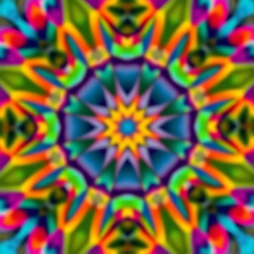 high-resolution abstract geometric pattern, vibrant color palette, soft focus effect, ISO 100, aperture f/2.8, shutter speed 1/125s, macro lens, top-down view, digital camera