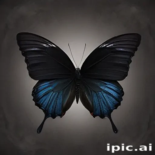 black butterfly
