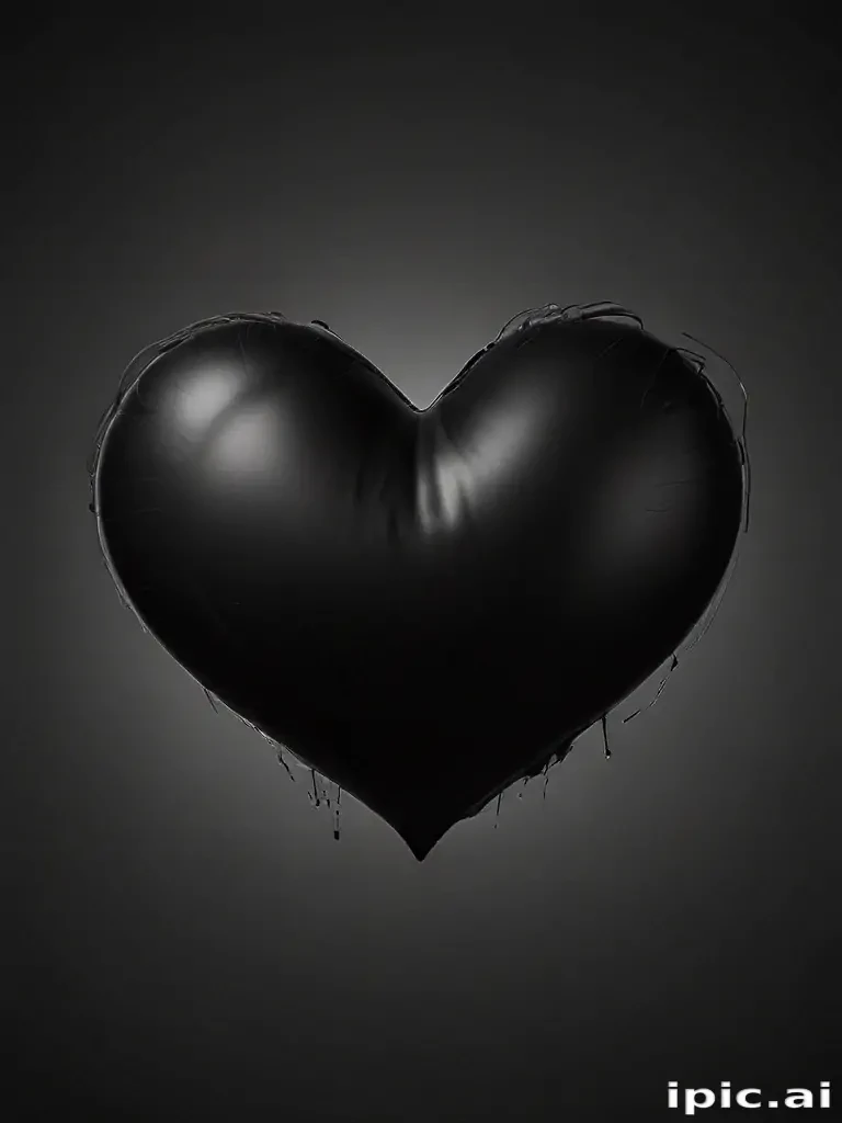 black heart image