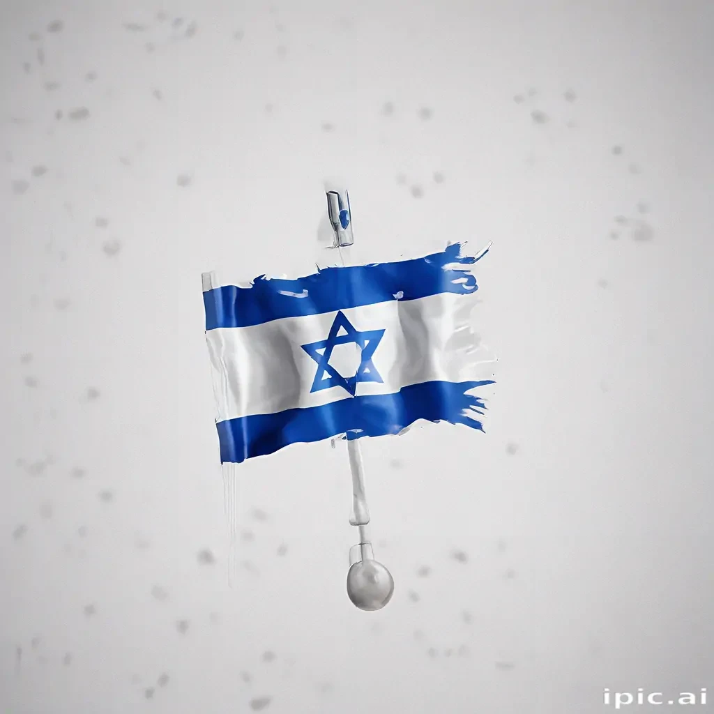 transparent israel flag