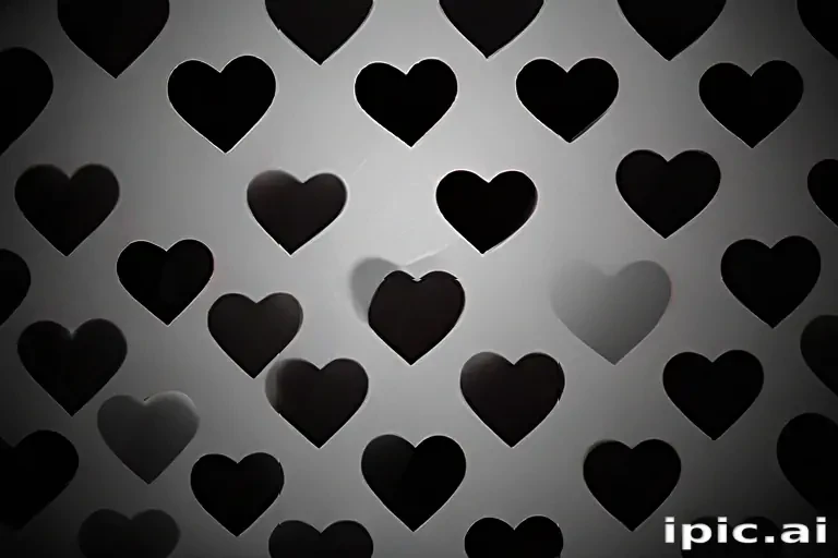 black heart background