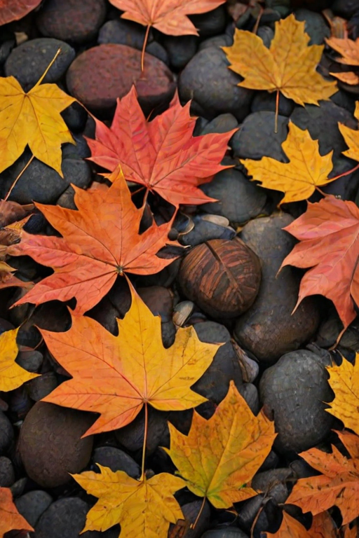 autumn leaves iphone wallpaper