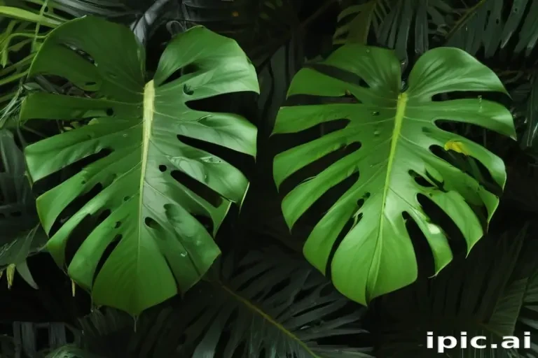 monstera background